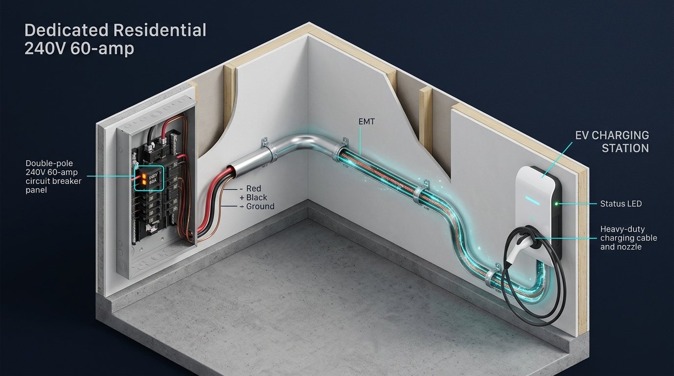Where to Install an EV Charger at Home: Garage vs. Outside