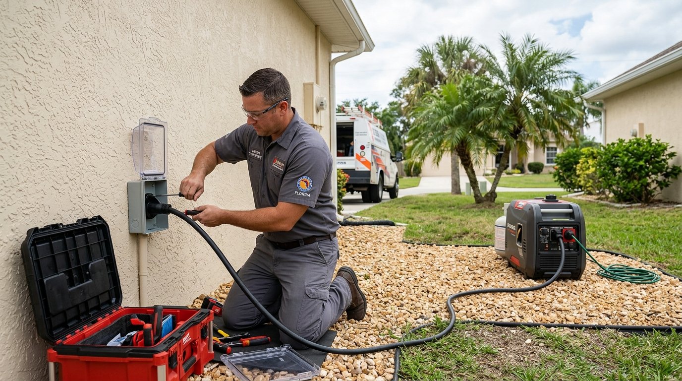Generator Safety for Florida Homeowners: Interlocks & CO